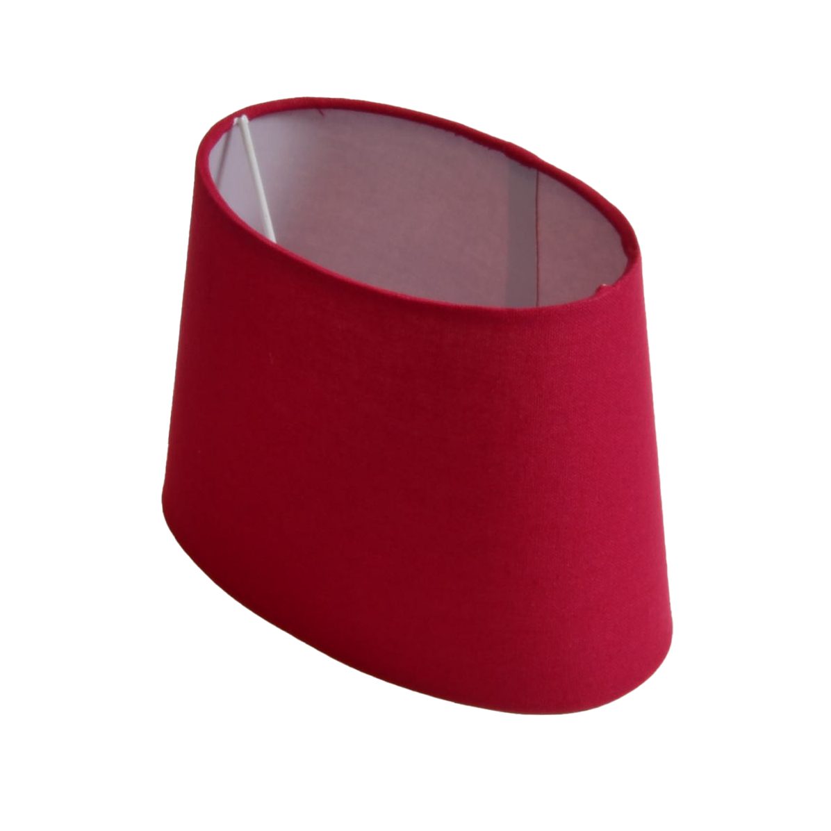 B&S Lampenschirm Lampenschirm oval aus Stoff im skandinavischen Design H 14 / L 20.5 cm
