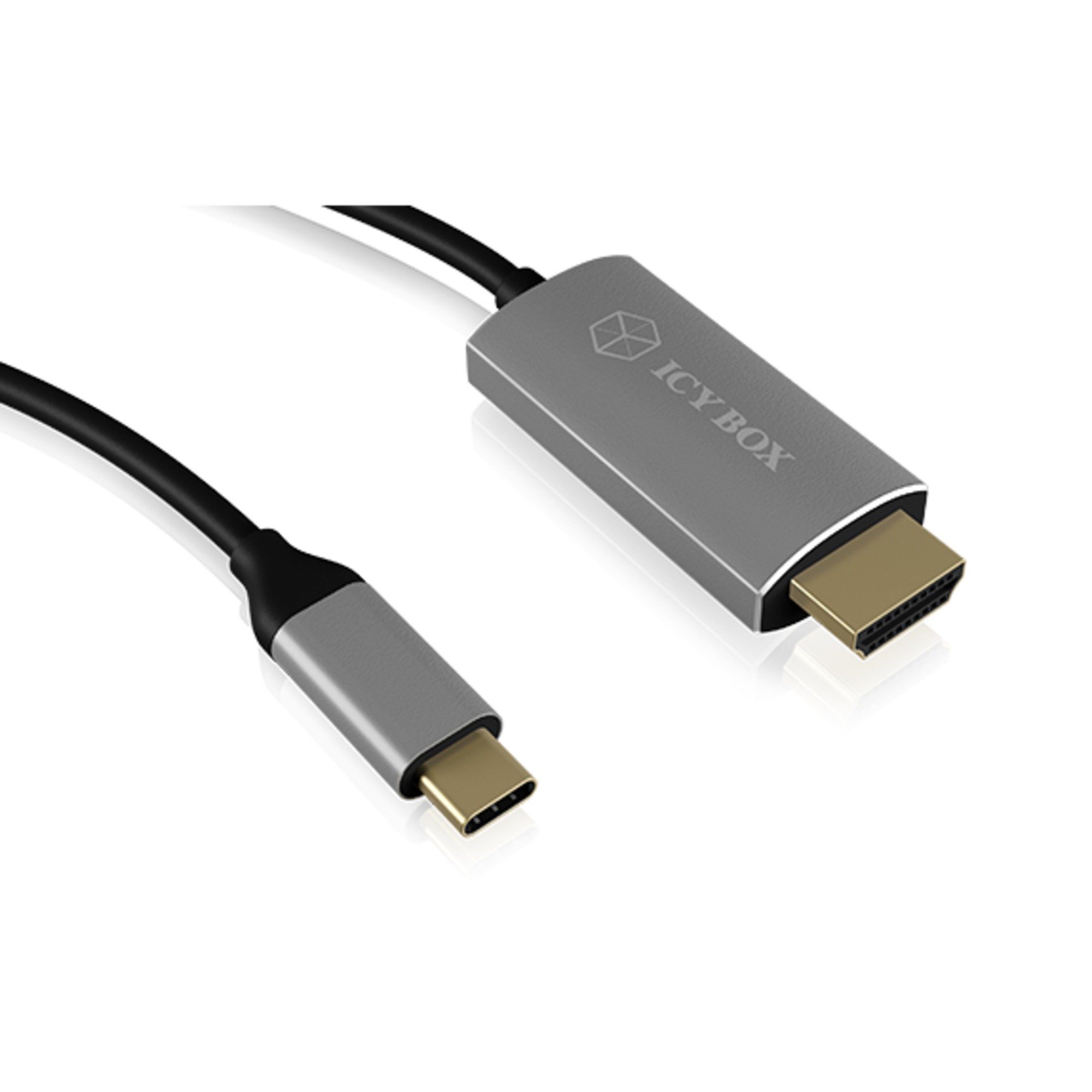 ICY BOX ICY BOX USB 3.2 Gen 1 Adapterkabel, USB-C Stecker HDMI-Kabel