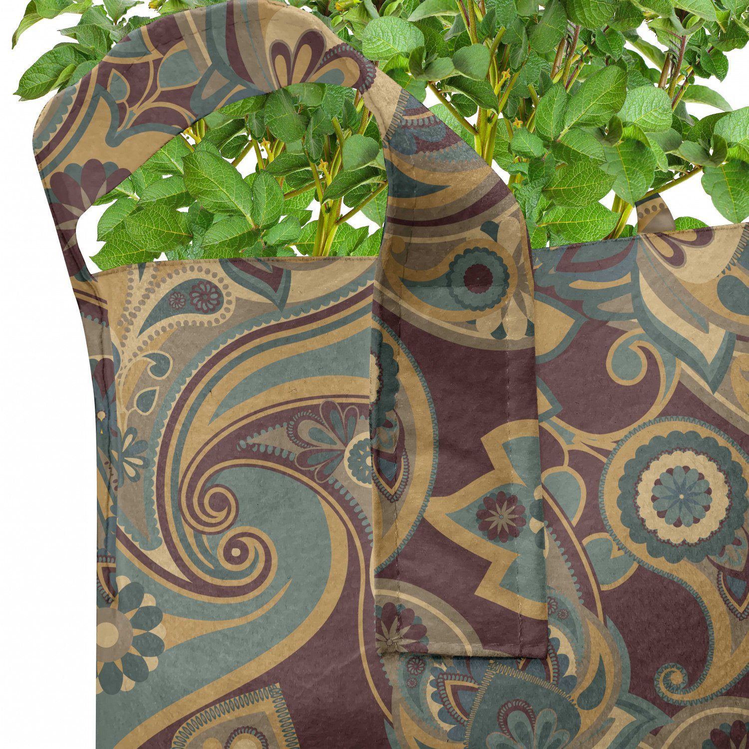 mit Hippie Abakuhaus hochleistungsfähig Griffen Pflanzkübel Persian Stofftöpfe für Paisley Pflanzen, Röschen