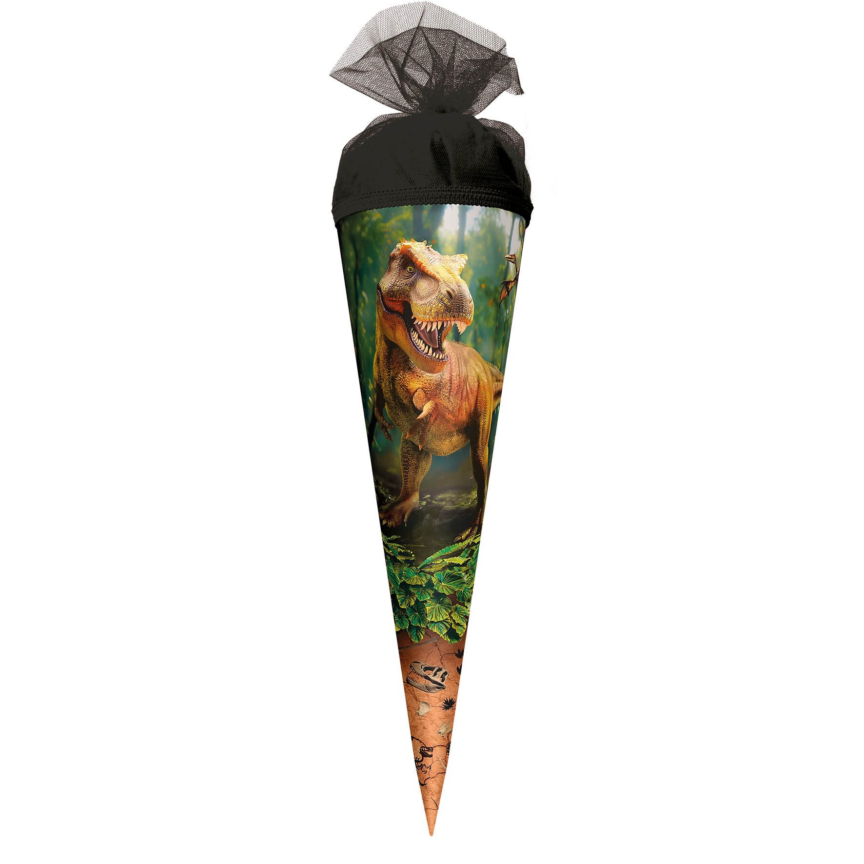 Roth Schultüte Roth Motiv-Schultüte, T-Rex Welt, 35 cm, Verschluss