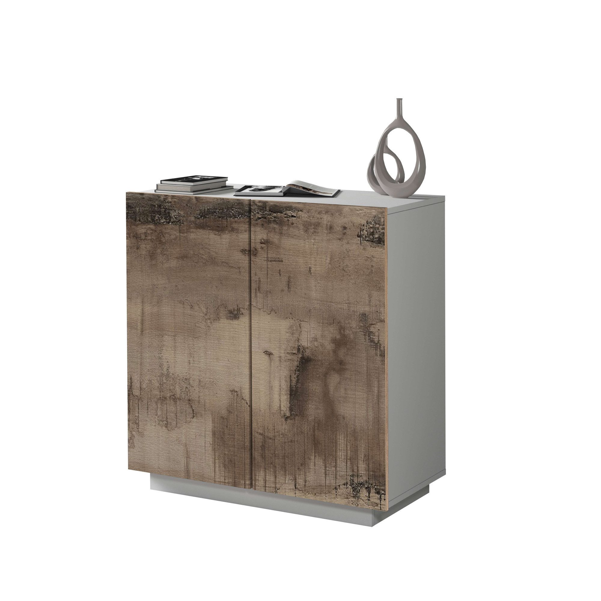 INOSIGN Aktenschrank Coro, Mehrzweckschrank, Büroschrank mit 2 Türen & verstellbare Einlegeböden, Höhe 86 oder 166 cm, Made in Italy