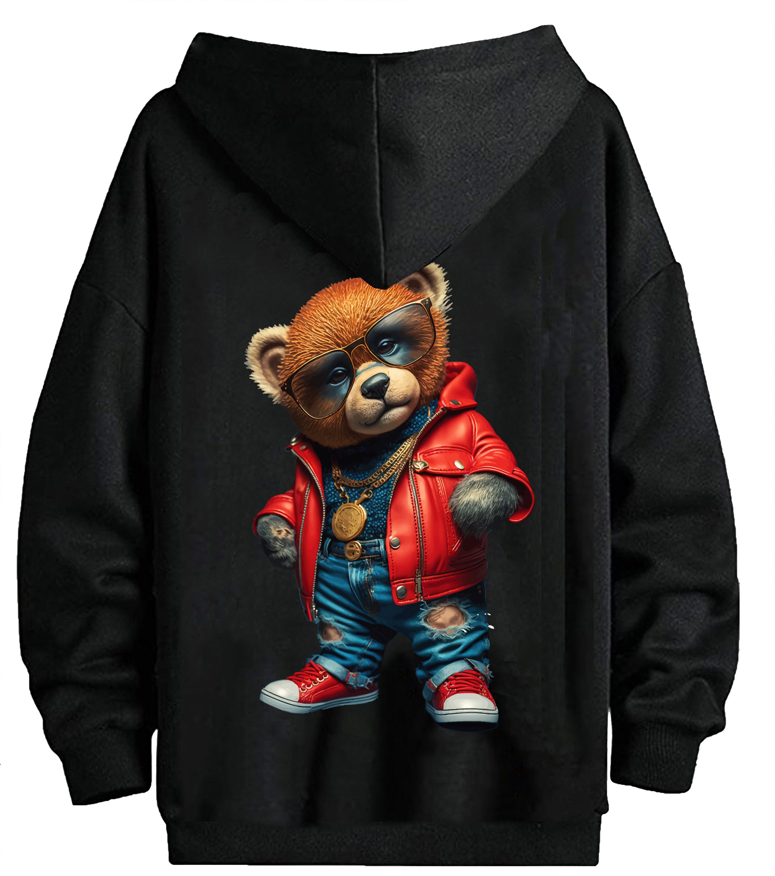 Schwarz-Rot (Model 4 Rücken)