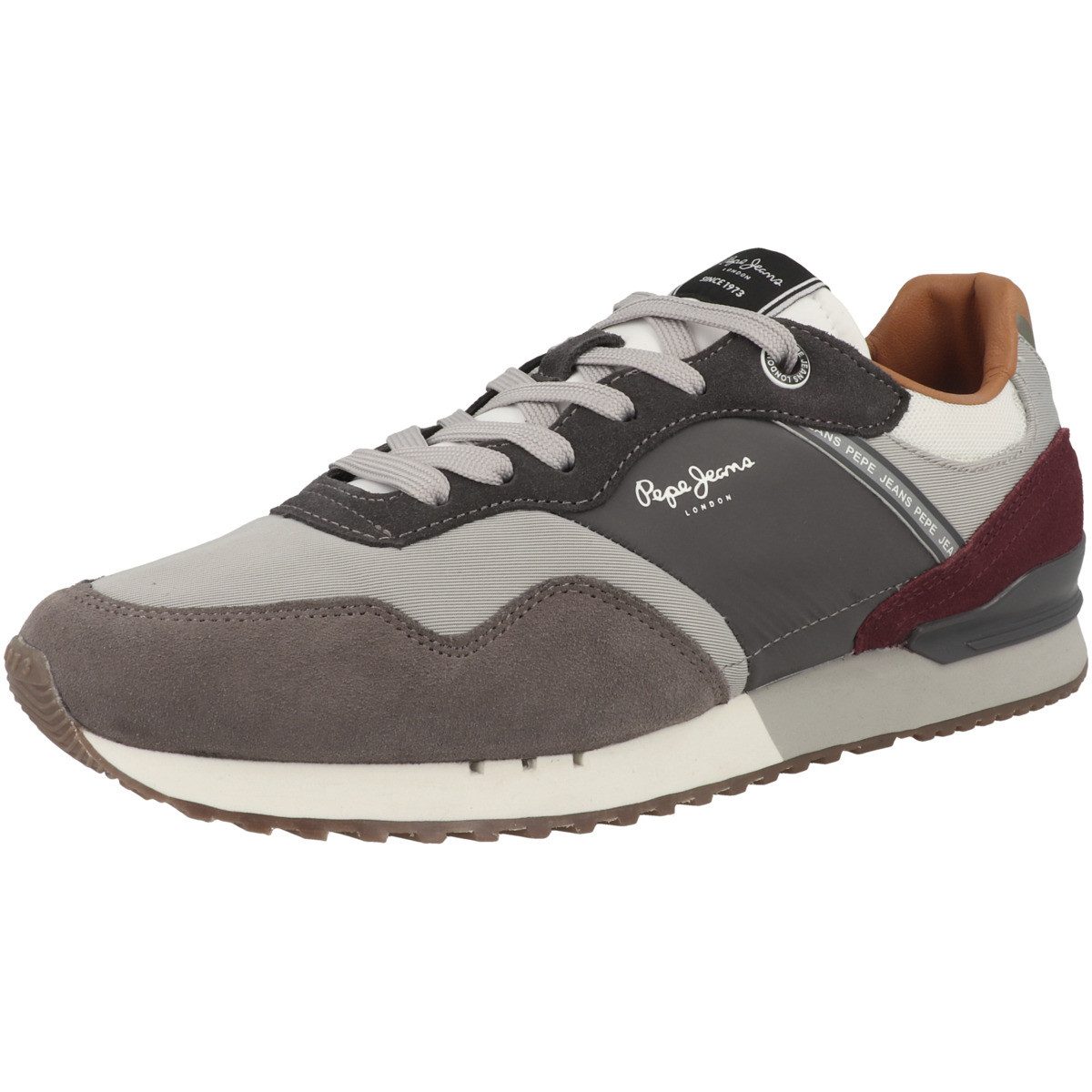 Pepe Jeans London Brand Herren Sneaker Turnschuhe, Sportschuhe, Freizeitschuhe, Halbschuhe, Schnürschuhe