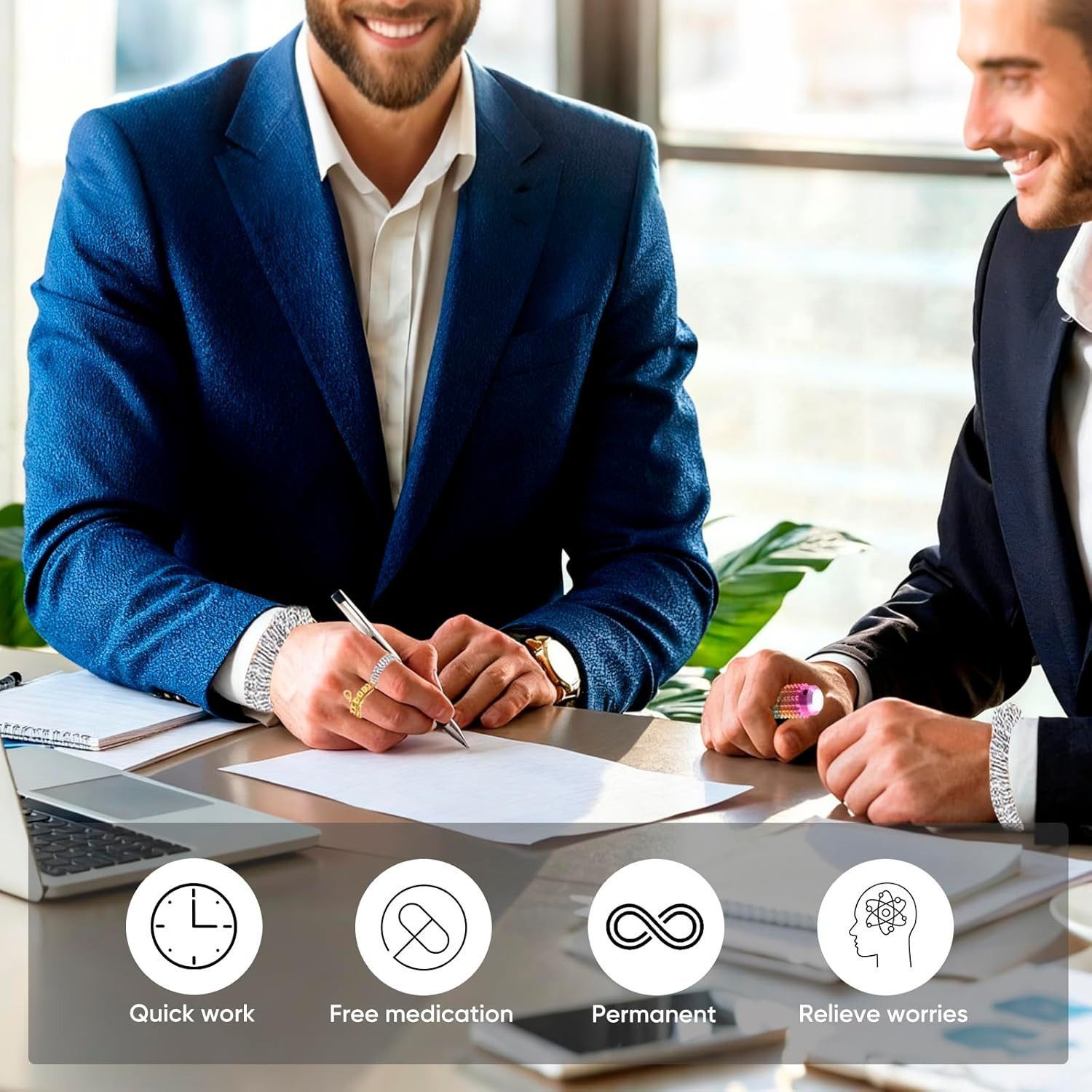 FELIXLEO Massageball 20 Stück Anti Stress Set mit Akupressur Ringen und Bällen, 80-tlg.