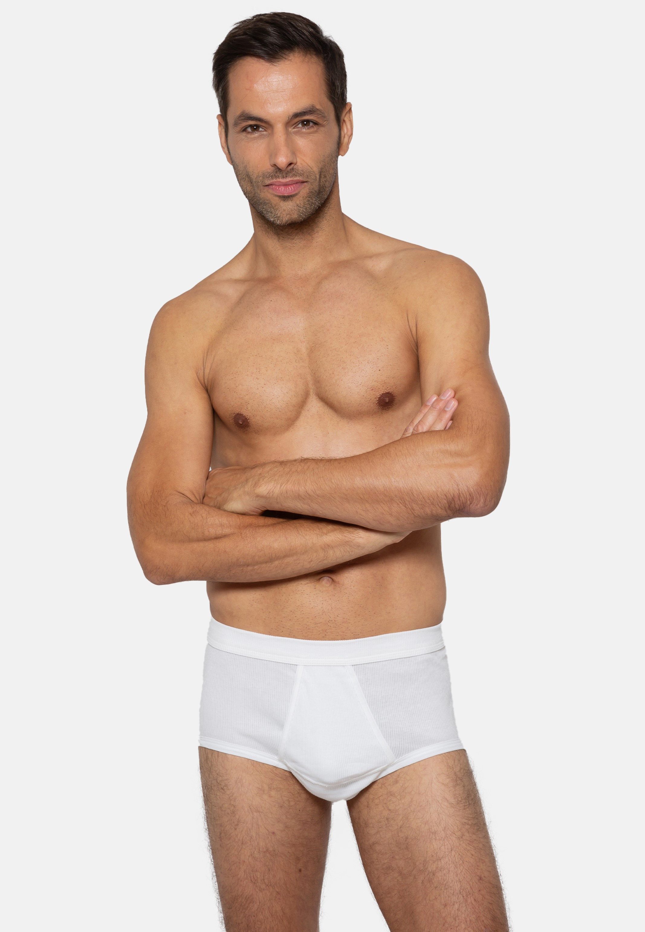 ESGE - Die Wäsche-Macher Slip 5er Pack - Doppelripp (Spar-Set, 5-St) Slip / Unterhose - Baumwolle - mit Eingriff - Ohne Seitennähte