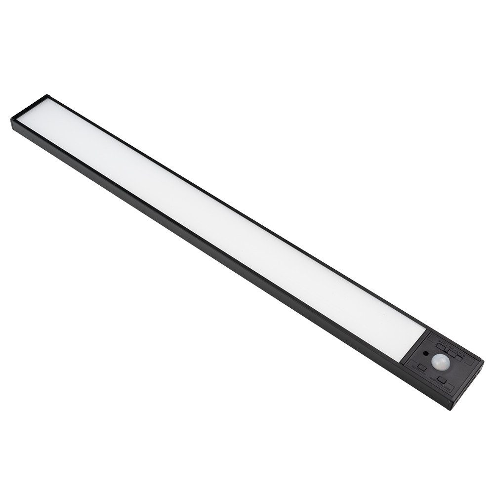 LUXULA LED Unterbauleuchte LUXULA LED Unterbauleuchte 40 cm 3 W CCT einstellbar Schwarz, LED fest integriert, Farbwechsler