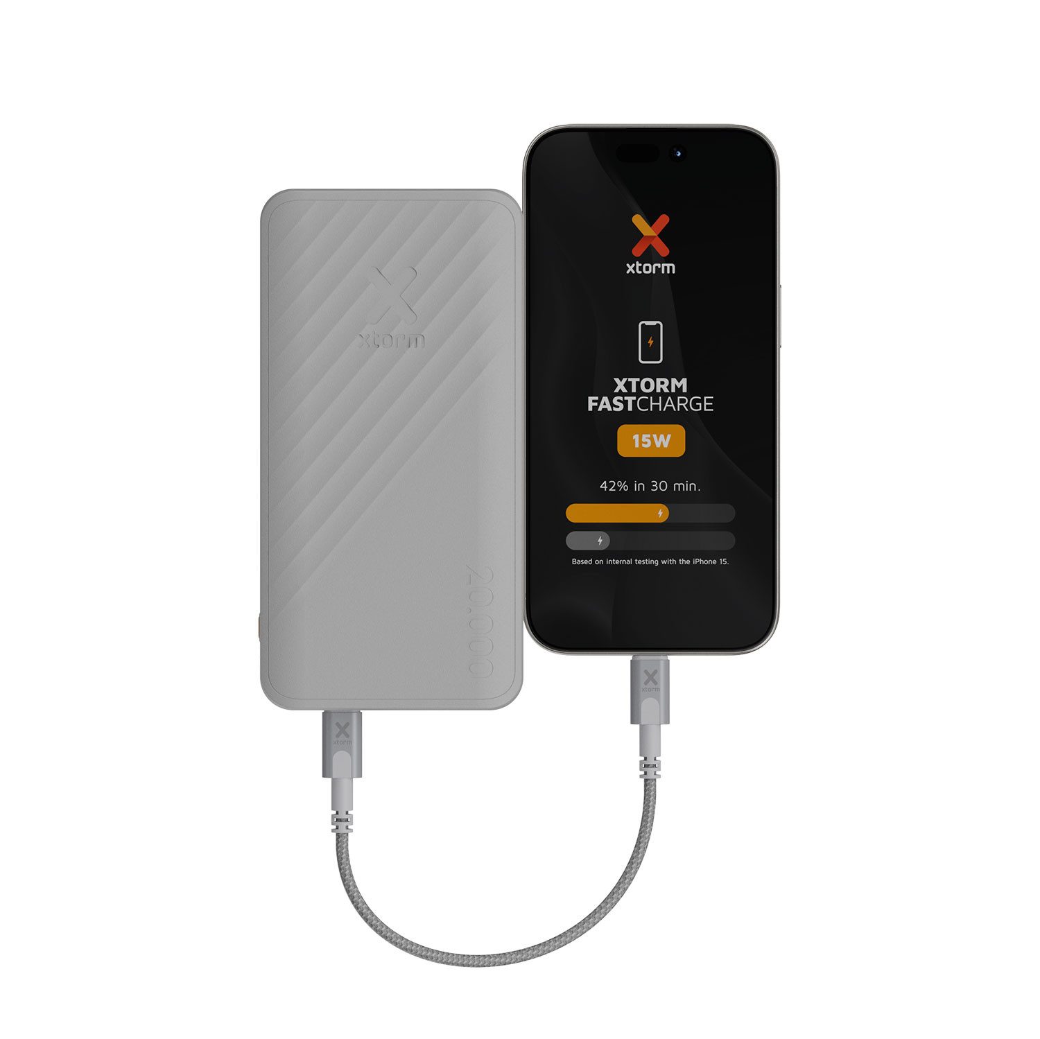 Xtorm 15W Go2 Powerbank 20.000 mAh Powerbank (1 St), Fehler im Befehl: Falsche Syntax in der Nähe von "=".