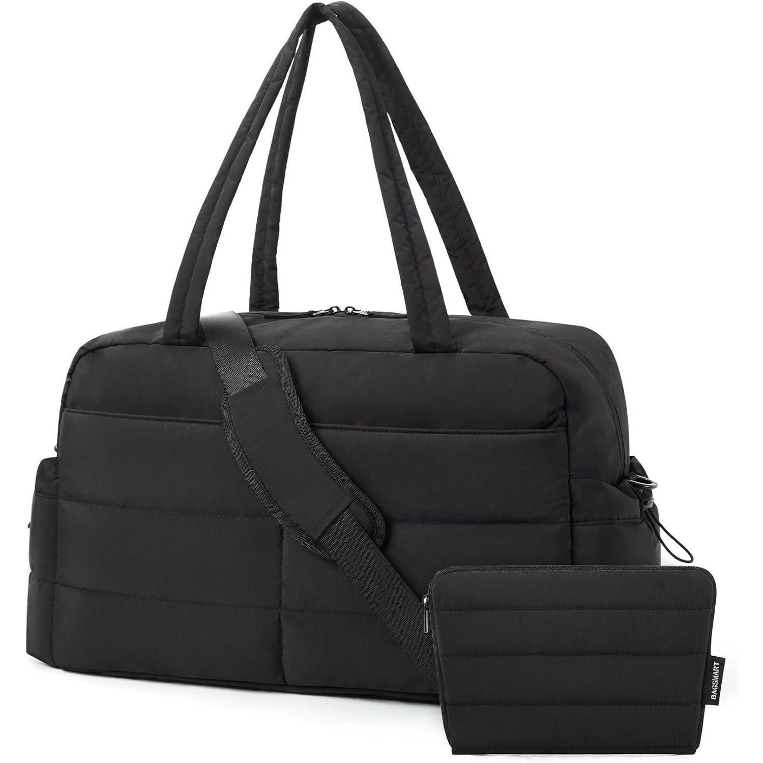 Reisetasche Reisetasche Sporttasche für Damen 31L Wasserabweisend Schwarz