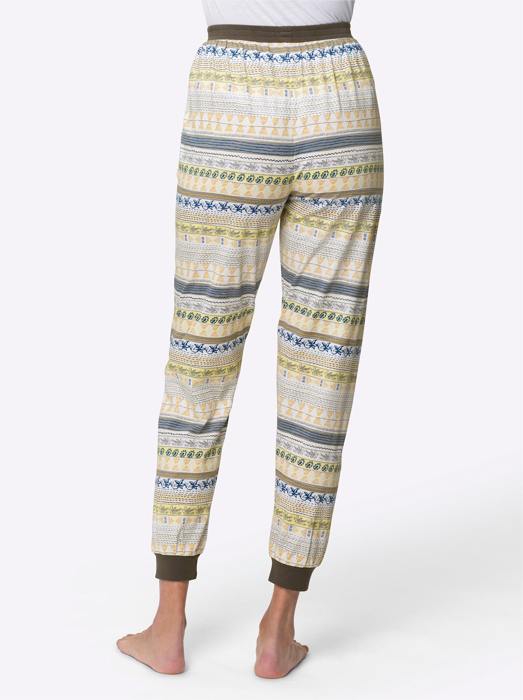 Sieh an! Schlafanzug Schlafanzug-Hose Ärmellos