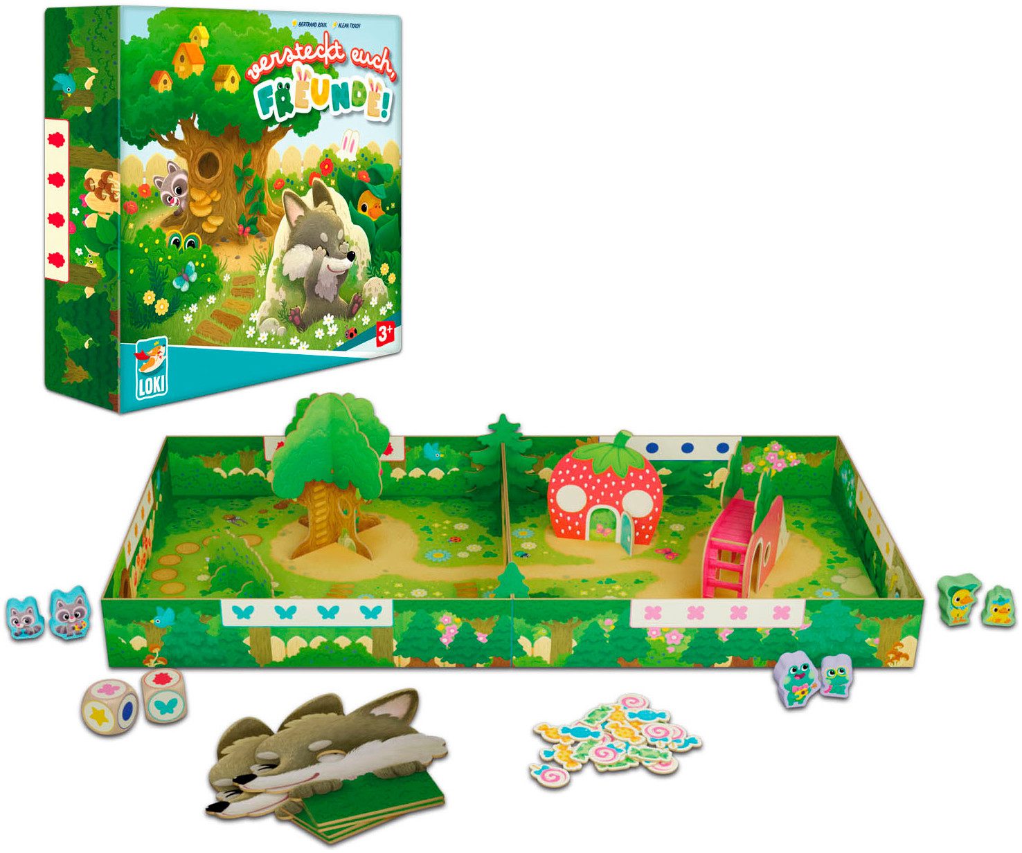 LOKI Spiel Versteckt euch, Freunde!, Kinderspiel