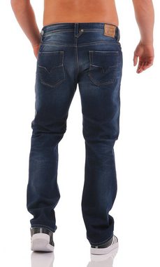 Diesel Gerade Jeans Diesel Herren Jeans Larkee Regular Straight Dezenter Used-Look