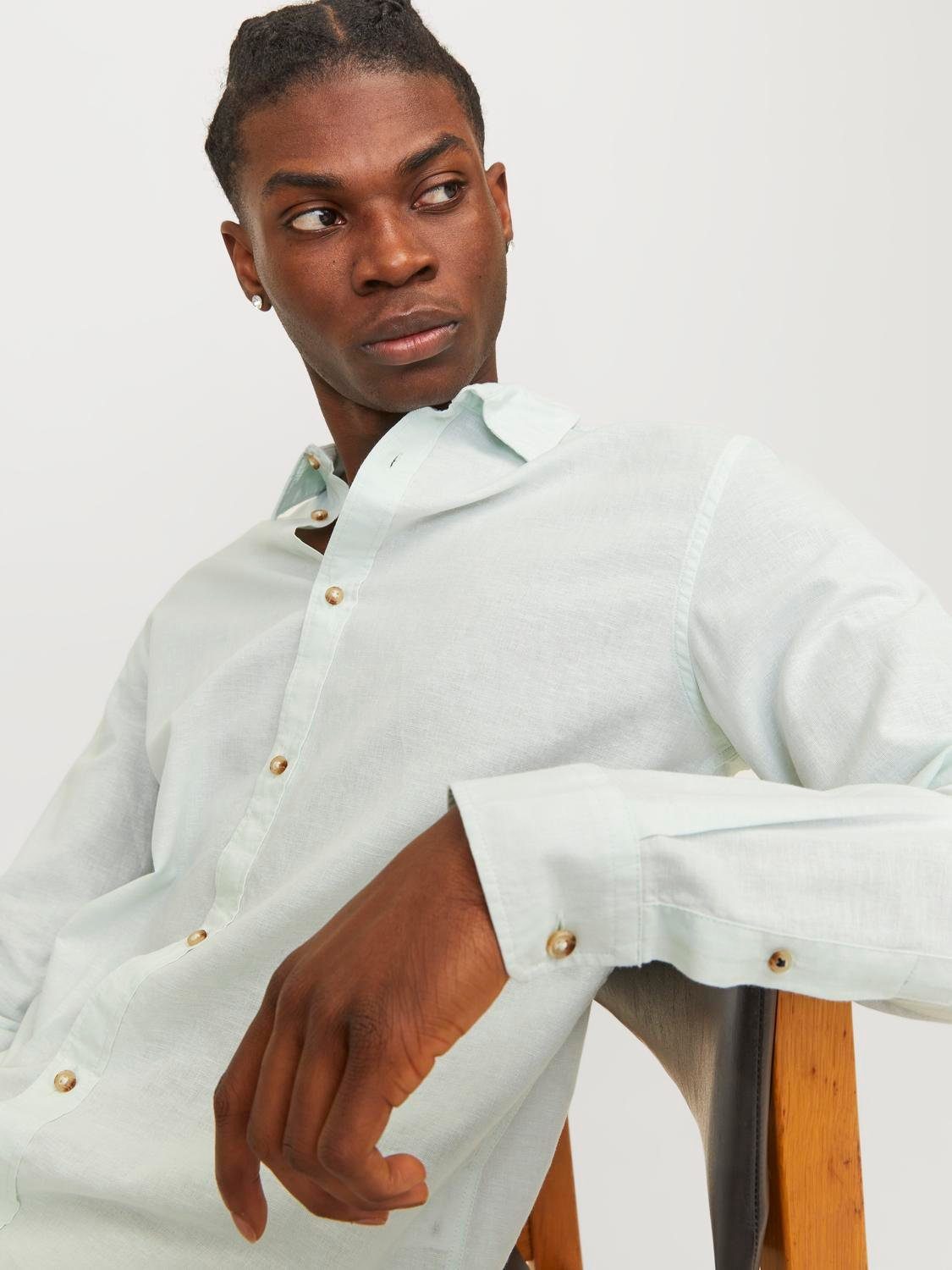 Jack & Jones Langarmhemd JJESUMMER LINEN günstig online kaufen