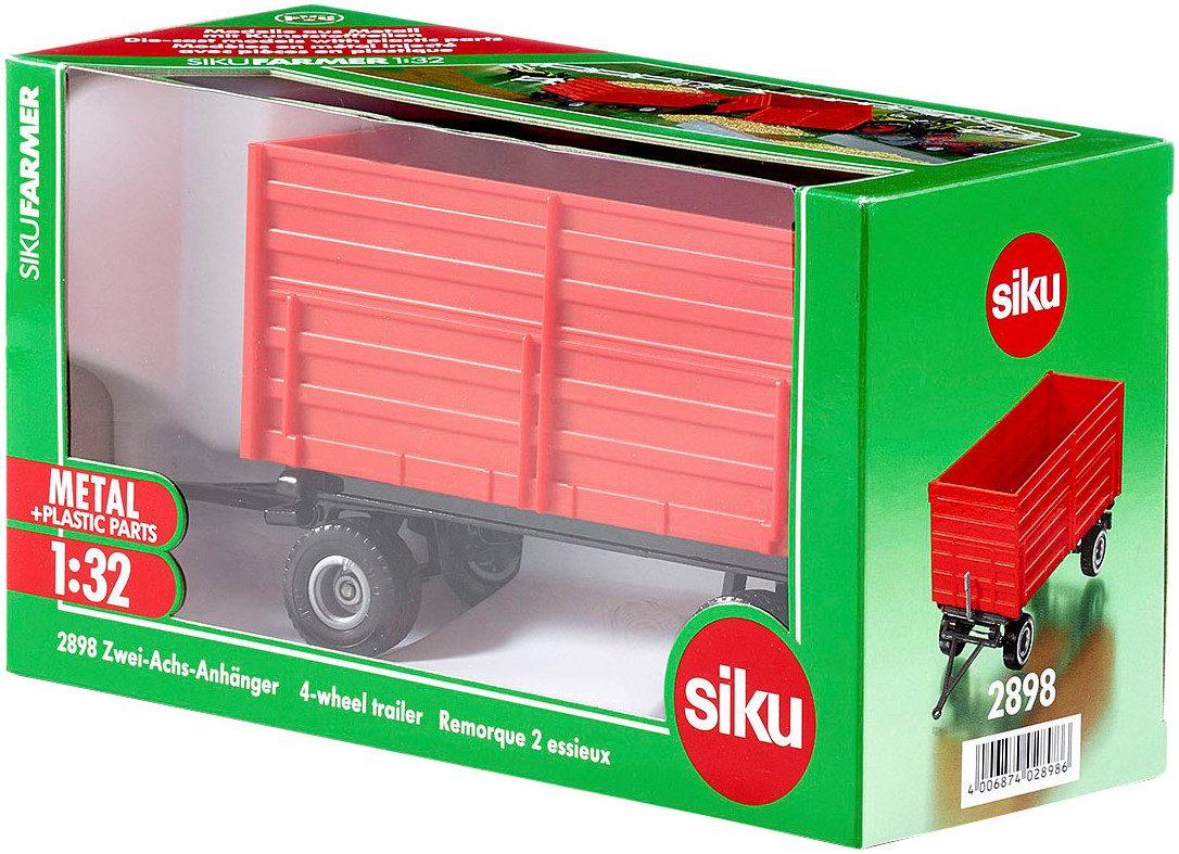 Siku Spielzeug-Polizei SIKU Farmer, Zwei-Achs-Anhänger (2898) günstig online kaufen