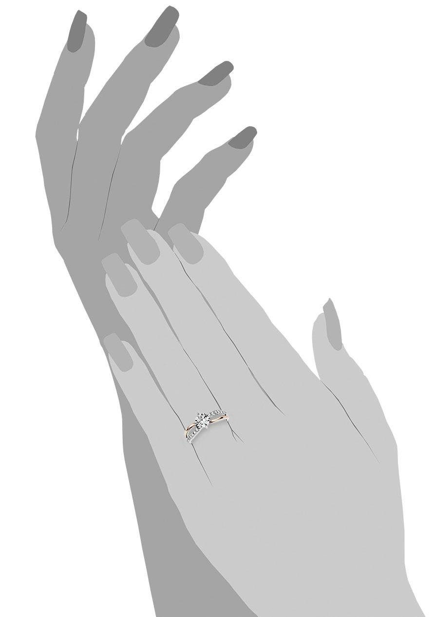 Amor Silberring Schmuck Geschenk, Fingerring Verlobung, mit Zirkonia (synth)