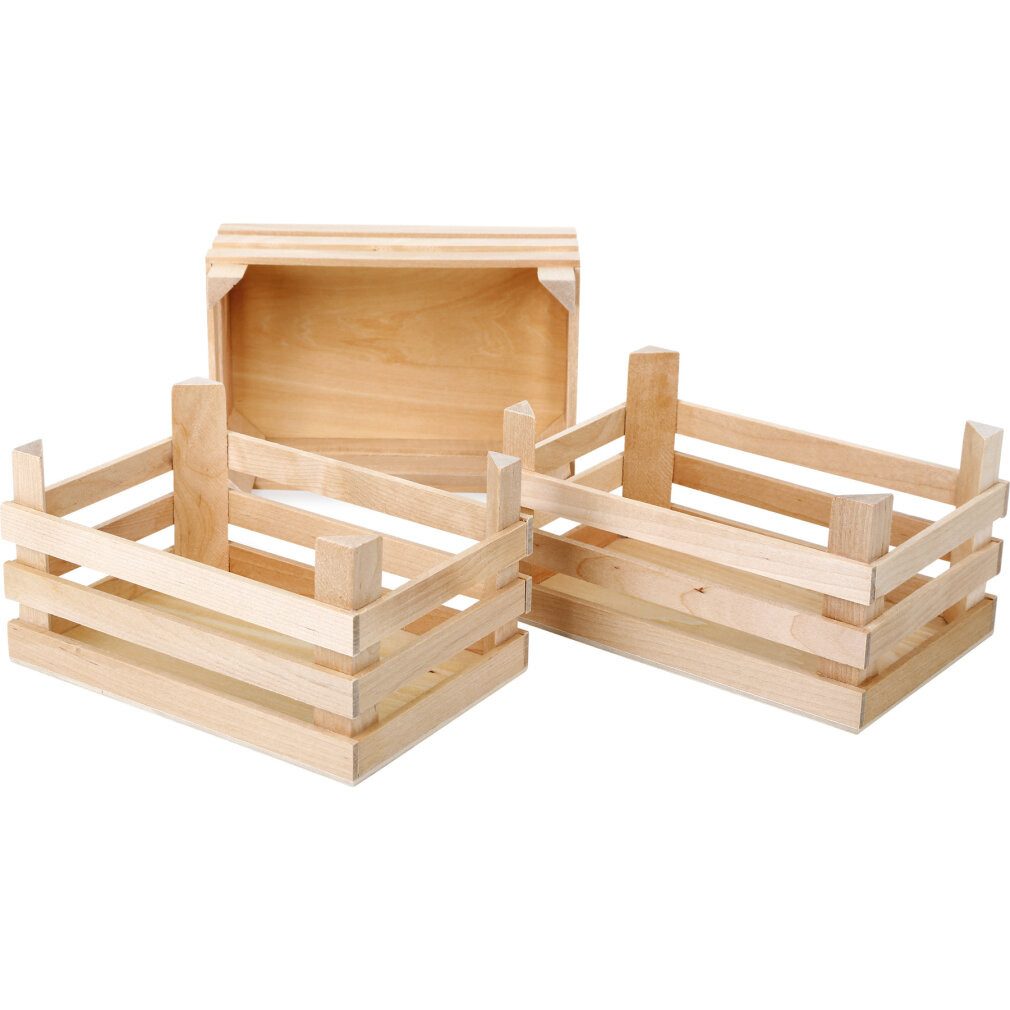Small Foot Aufbewahrungsbox Große Kiste Natur, günstig online kaufen