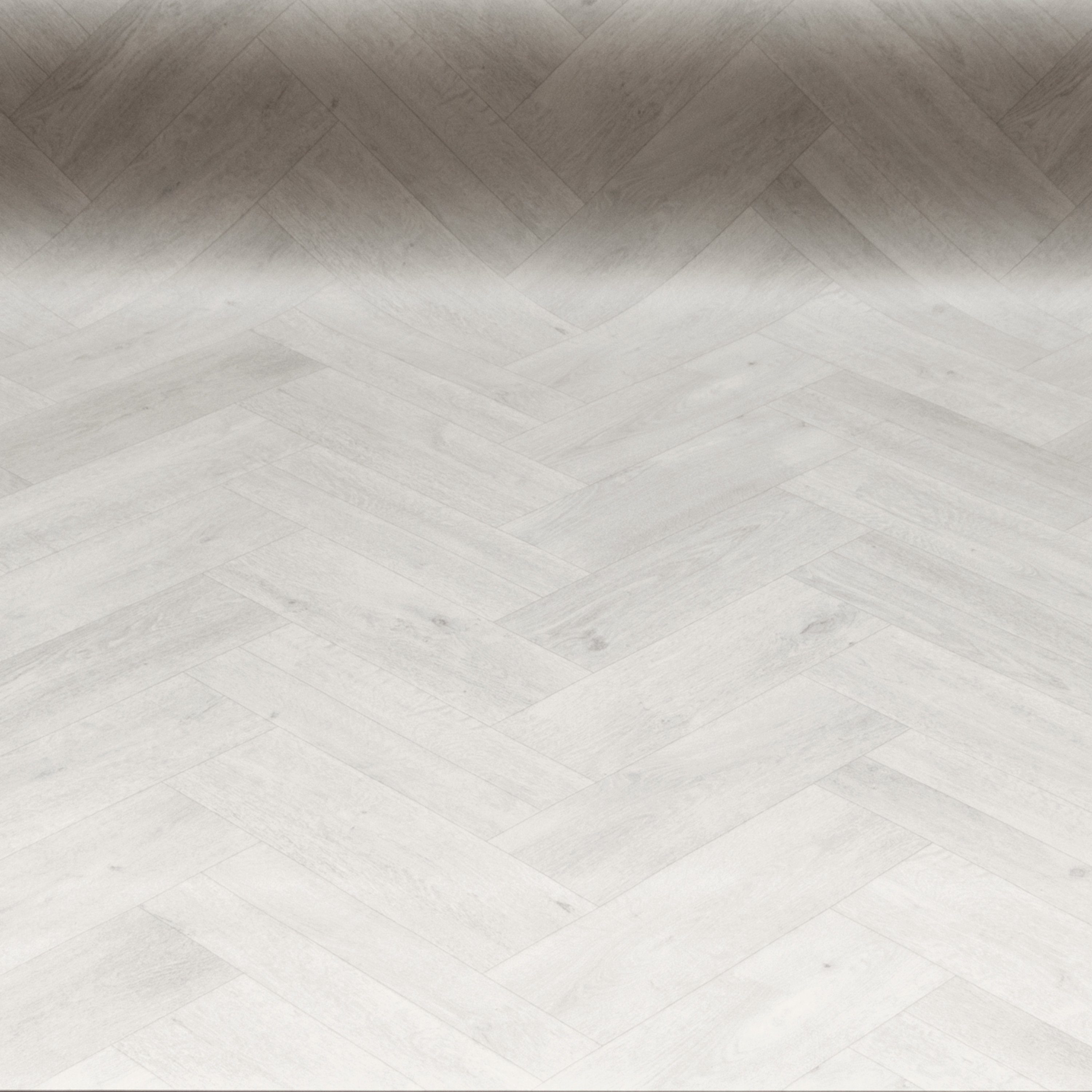 Primaflor-Ideen in Textil Vinylboden CV Bodenbelag TURIN - Fischgrät Weiß 009S, Starke Nutzschicht – Bild 3 von 5