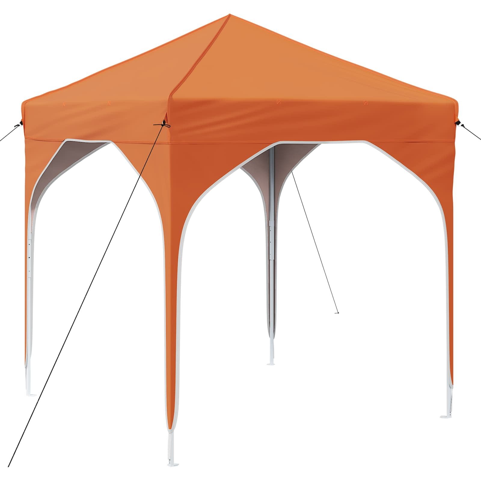 vidaXL Partyzelt Pop-up Partyzelt 194 x 194 x 245 cm Orange