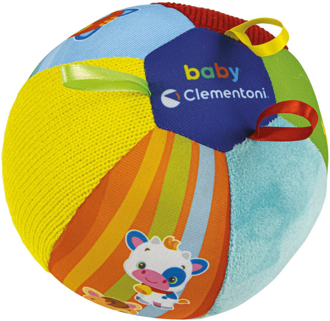 Clementoni® Lernspielzeug Baby Clementoni, Tierfreunde Musik-Ball, Made in Europe