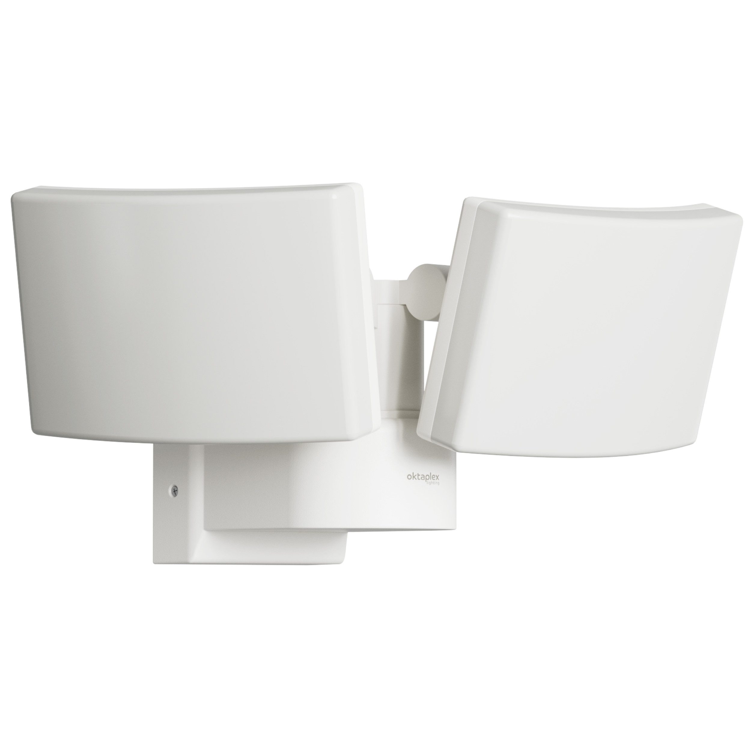 Oktaplex lighting LED Außen-Wandleuchte Cali Dos LED Strahler IP65 dreh- und schwenkbar 2 Leuchtkörper, dreh- und schwenkbar, inklusive Leuchtmittel, warmweiß, 3000K 3200lm Außenleuchte 40W weiß