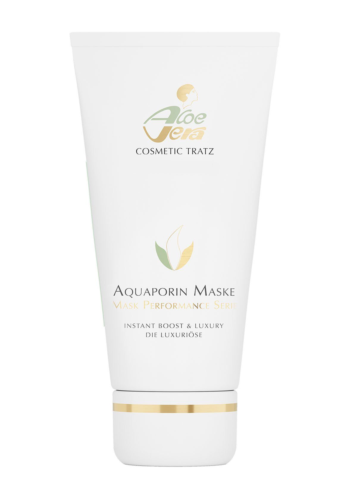 Aloe Vera Cosmetic Tratz Gesichtsmaske Aquaporin Maske MASK PERFORMANCE  Anti-Aging Maske, 1-tlg., Frei von Mineralölen, Parabenen und PEG\'s | Tagescremes