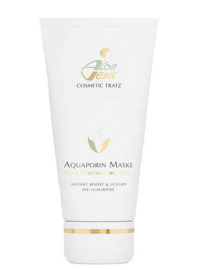 Aloe Vera Cosmetic Tratz Gesichtsmaske Aquaporin Maske MASK PERFORMANCE Anti-Aging Maske, 1-tlg., Frei von Mineralölen, Parabenen und PEG’s