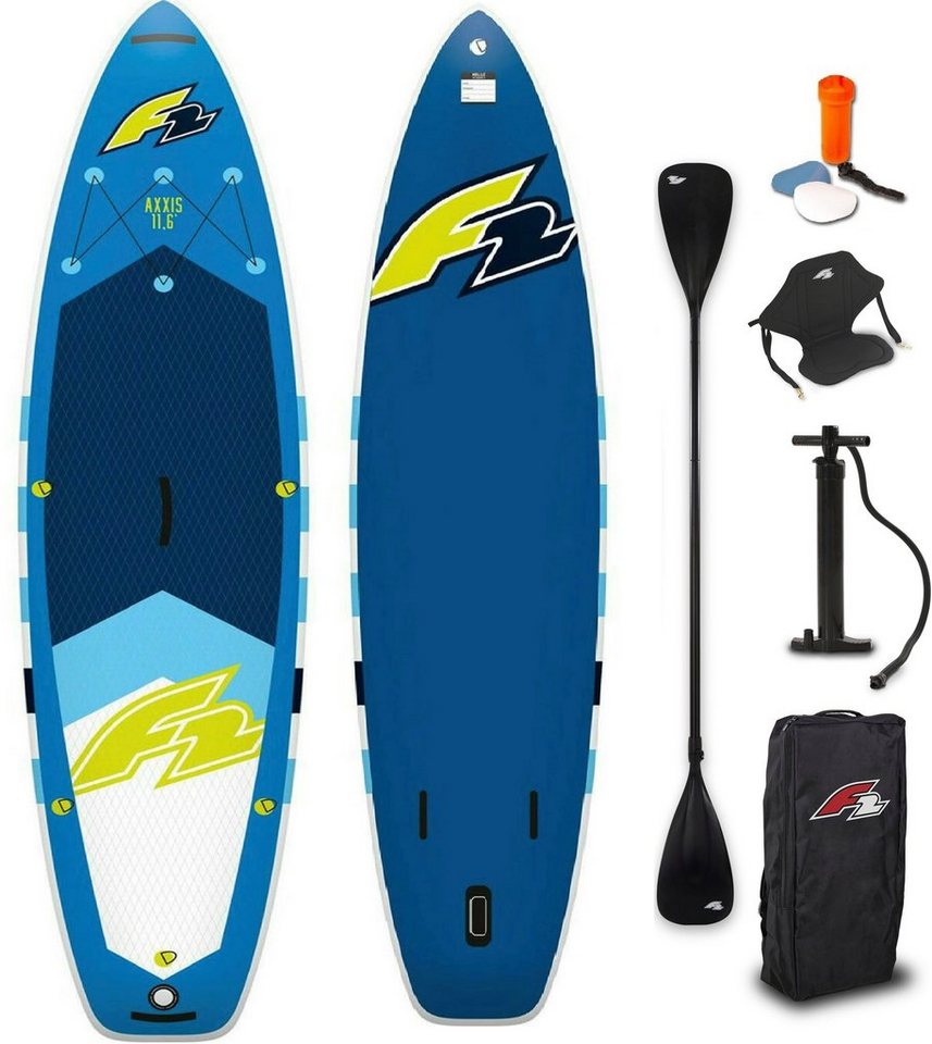 F2 Inflatable SUP-Board Axxis Ltd. Edition Set 11,6 blue, (Set, 6 tlg)