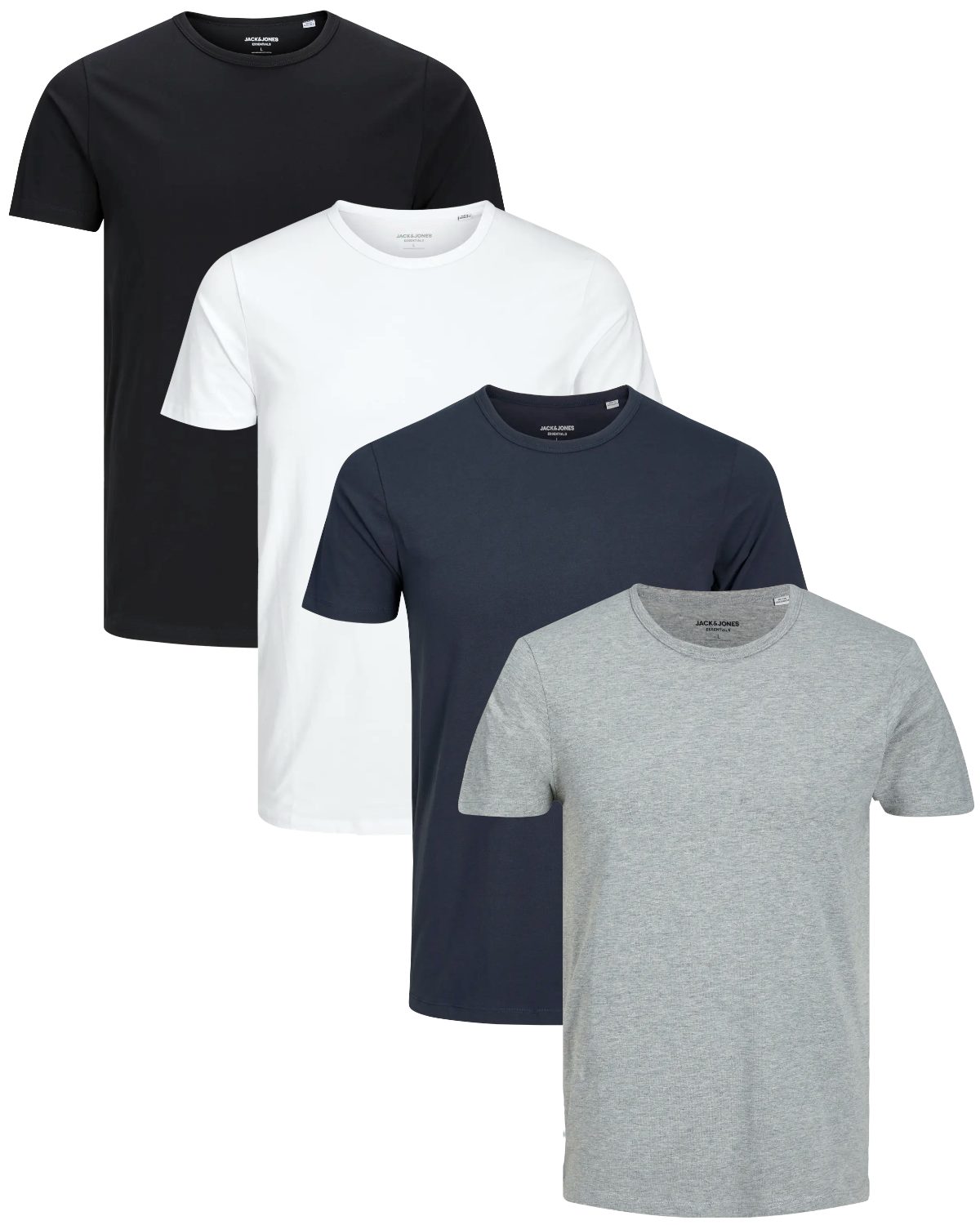 Jack & Jones T-Shirt (Spar-Set, 4er-Pack) Basic