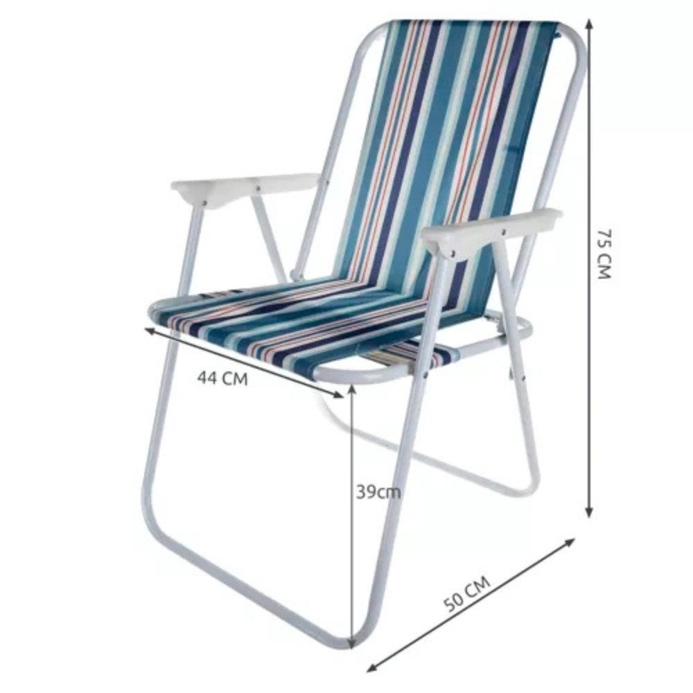 Trizand Gartenstuhl Campingstuhl Klappstuhl (Spar-Set, 1 St), Einfach zusammenklappbar für bequemen Transport – Bild 2 von 5
