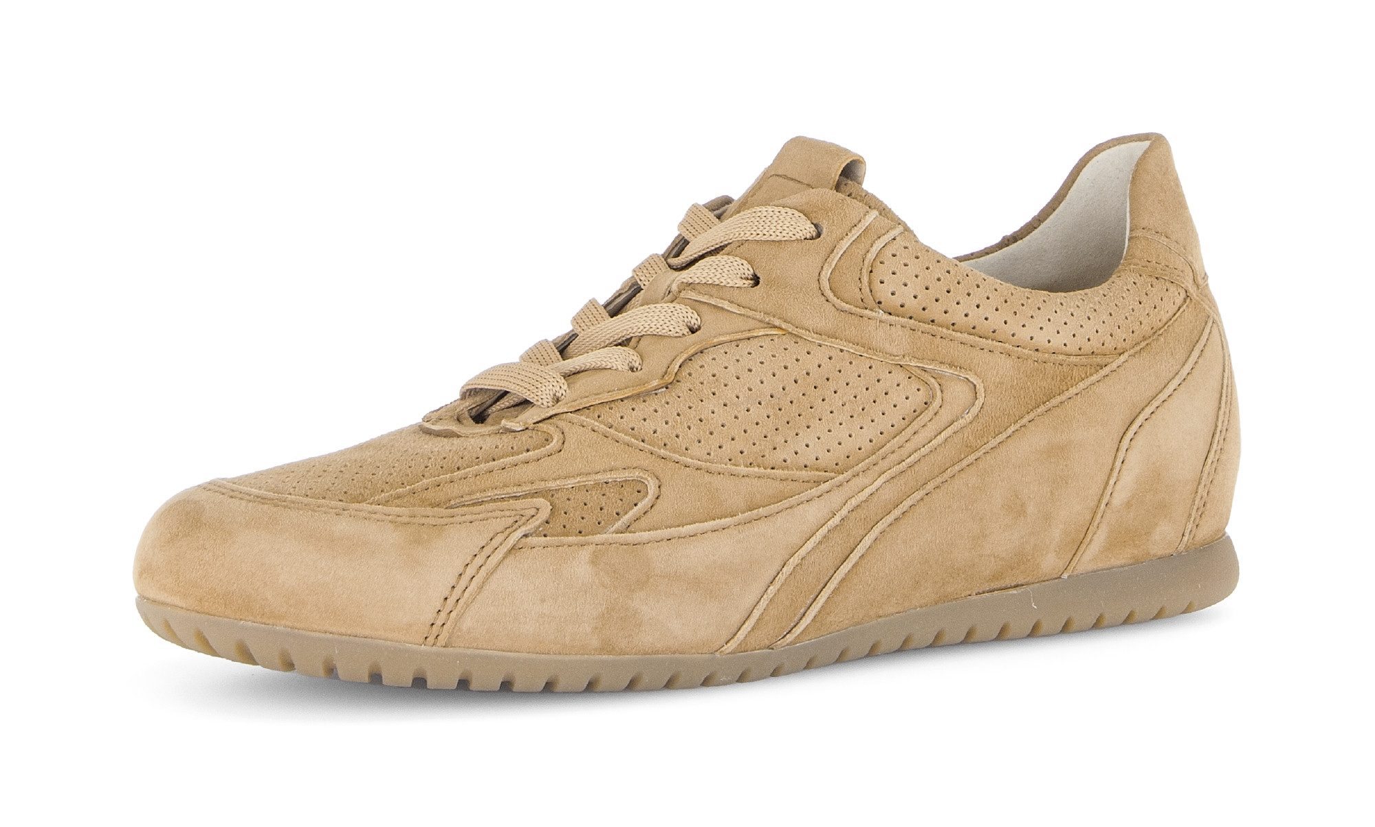 Gabor DAVOS Sneaker Freizeitschuh, Halbschuh, Schnürschuh mit Lochmuster, G günstig online kaufen