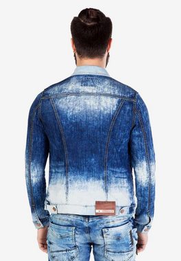 Cipo & Baxx Jeansjacke im modernen Washed-Design