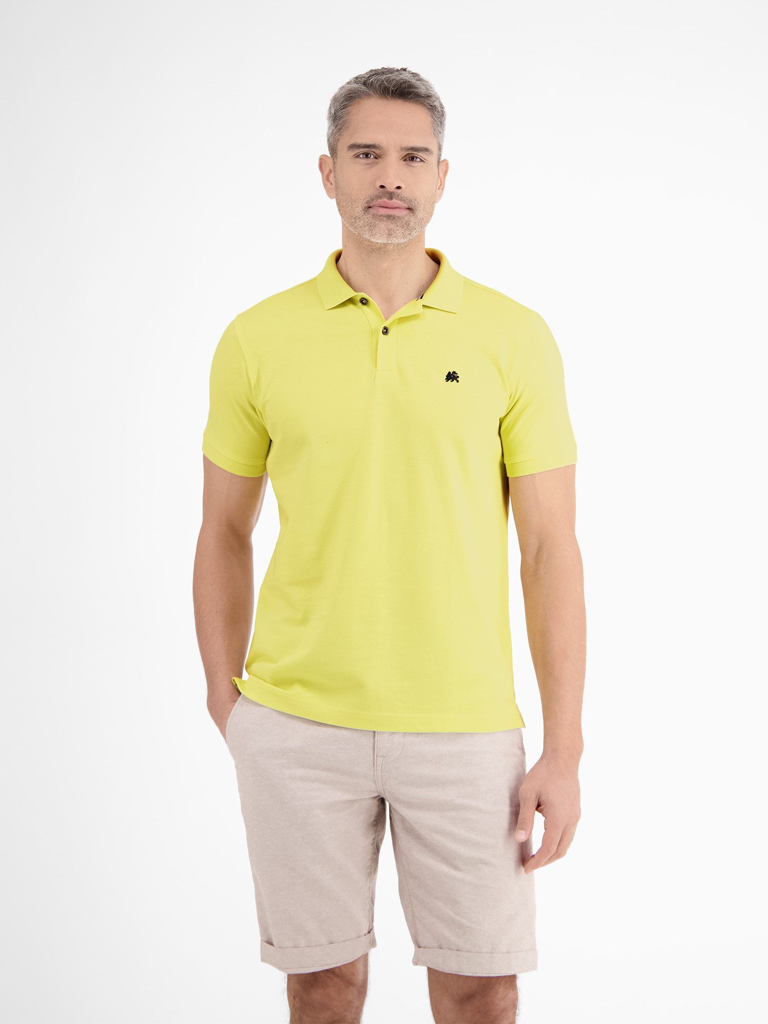 LERROS Poloshirt "LERROS Herren Poloshirt, unifarben" günstig online kaufen