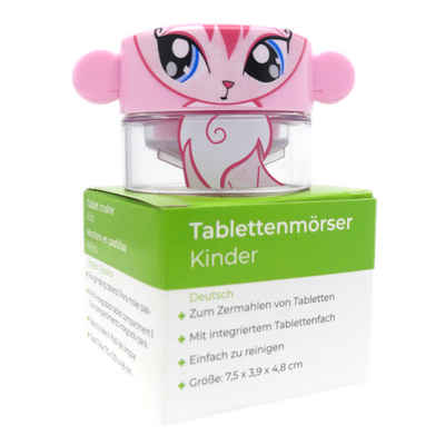 LisaCare Mörser Kinder-Tablettencrusher - Tablettenmörser, (1-tlg., Rosa Fuchs), Angenehme Tabletteneinnahme!