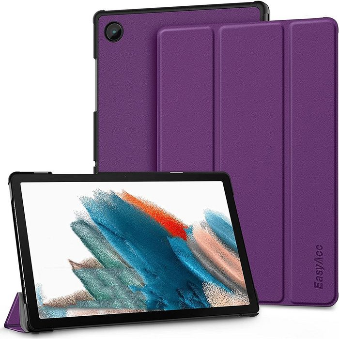 GelldG Tablet-Hülle Hülle für Galaxy Tab A8 2021 Dreifach Falt Klapp Schutzhülle Case