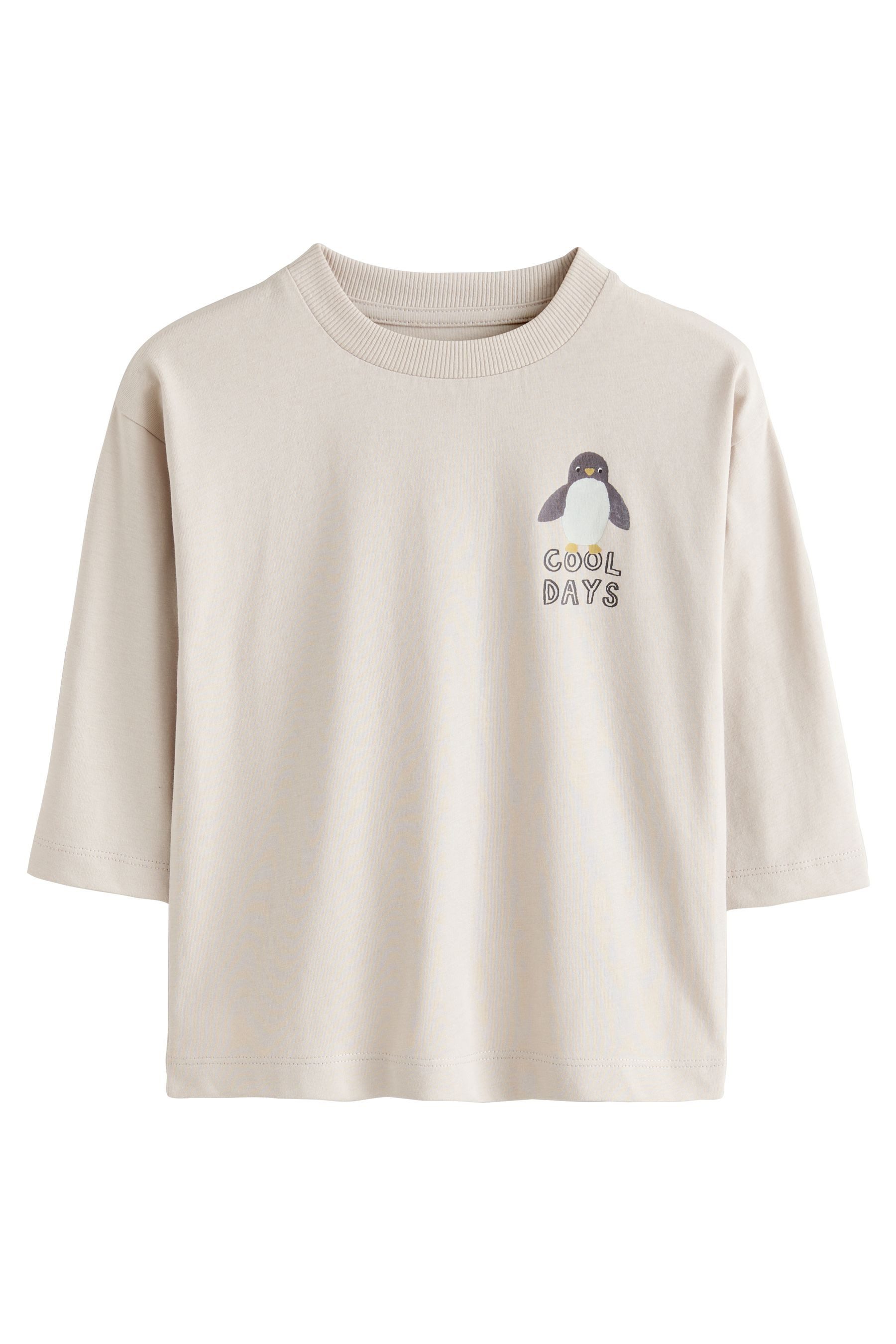 Next Langarmshirt Langarmshirt mit Rückenprint (1-tlg) günstig online kaufen