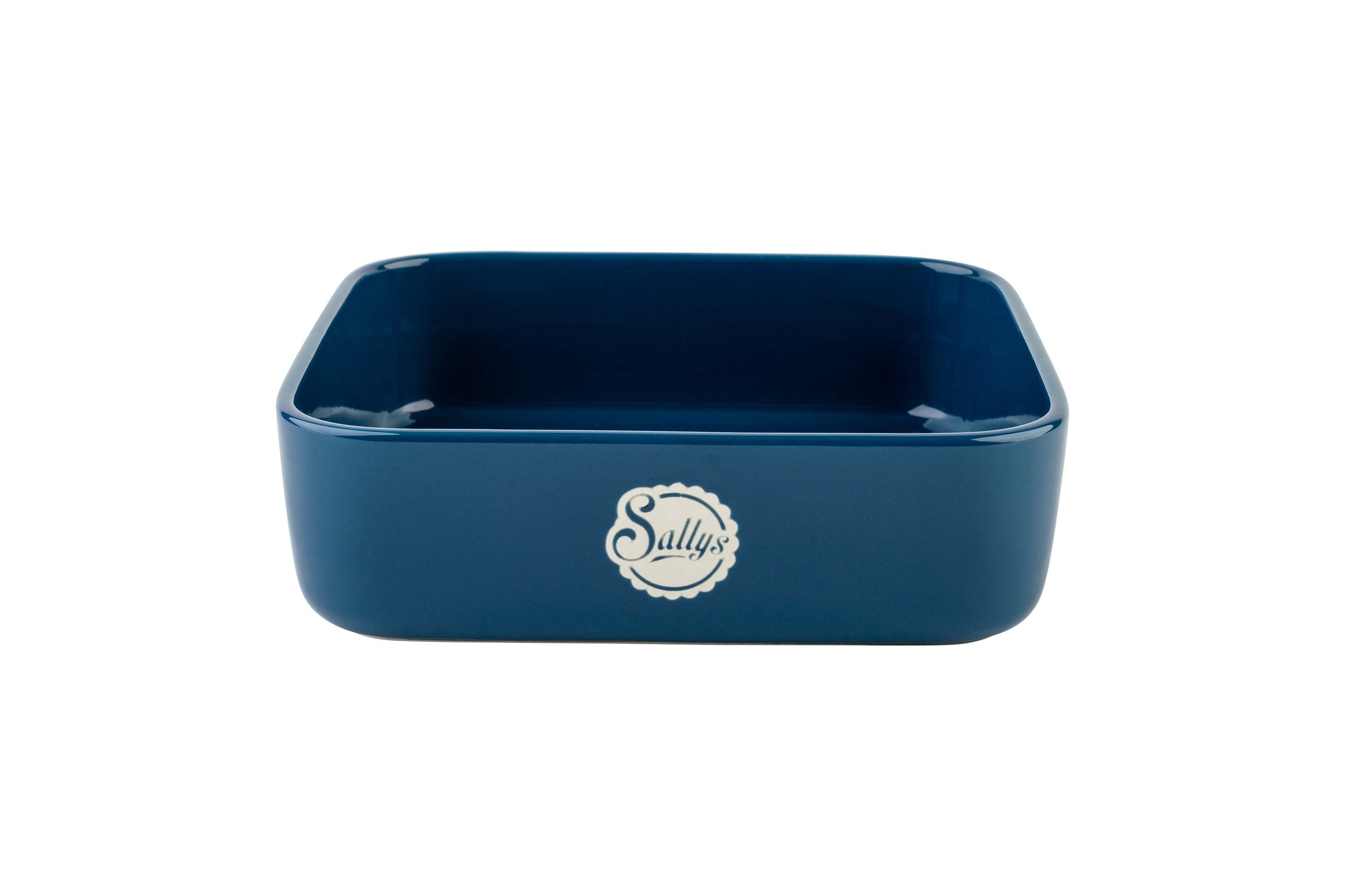 Sallys Auflaufform - Stoneware Ofenform eckig 23,5 x 23,5 x 7 cm