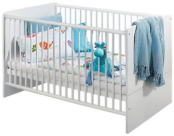 rauch Babyzimmer-Komplettset Potsdam, (Set, 3-St), Bett + Wickelkommode + 3 trg. Schrank