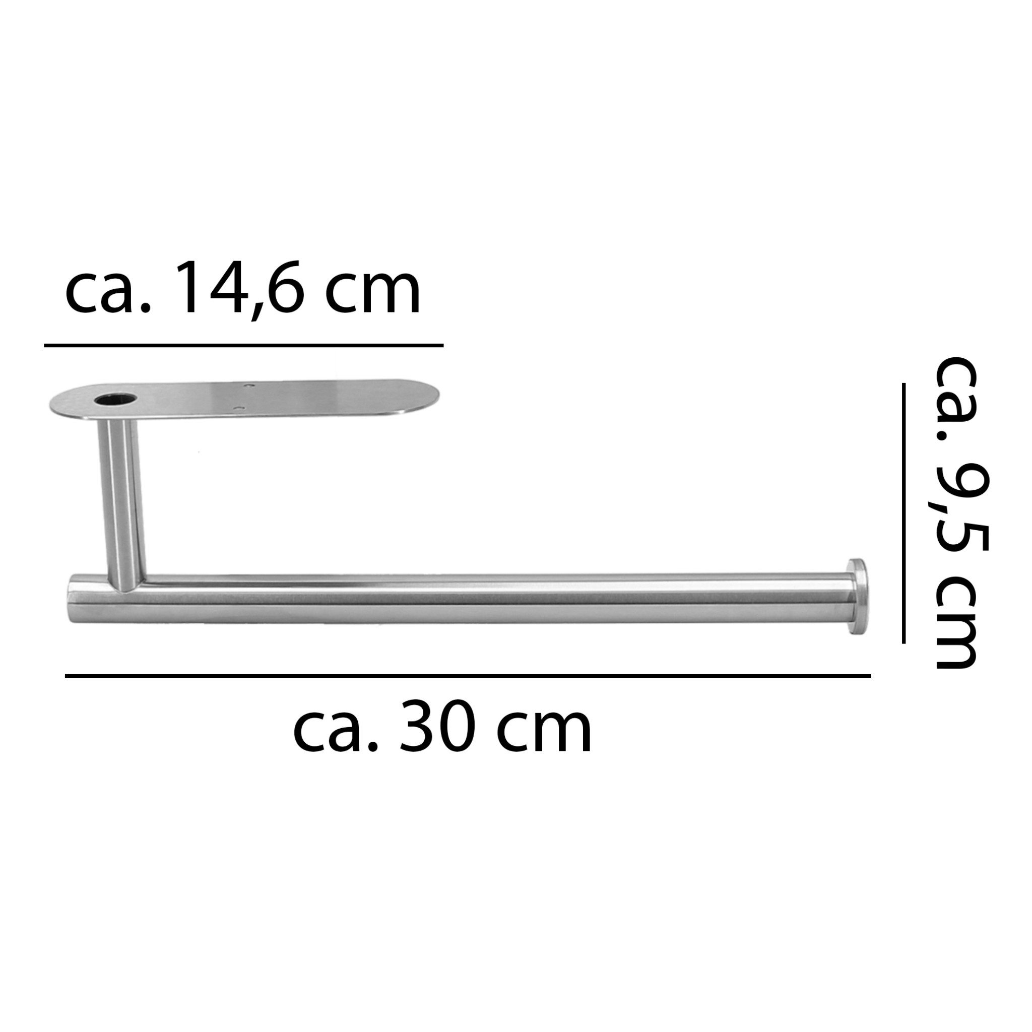 VonBueren Küchenrollenhalter VonBueren Küchenrollenhalter ohne Bohren