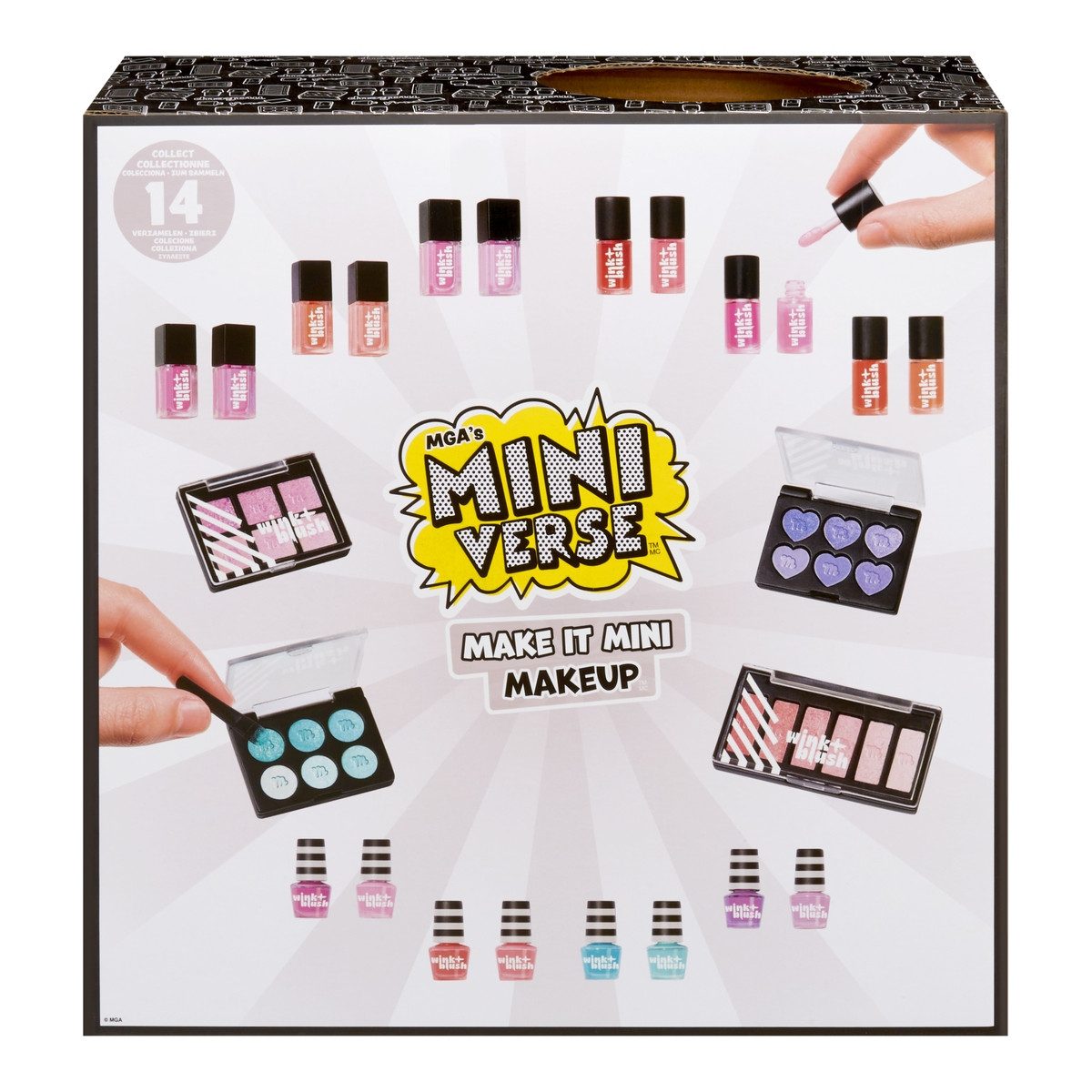 Baby Born Spielzeug-Frisierkoffer MGA Miniverse Make It Mini Makeup Series 1 in PDQ
