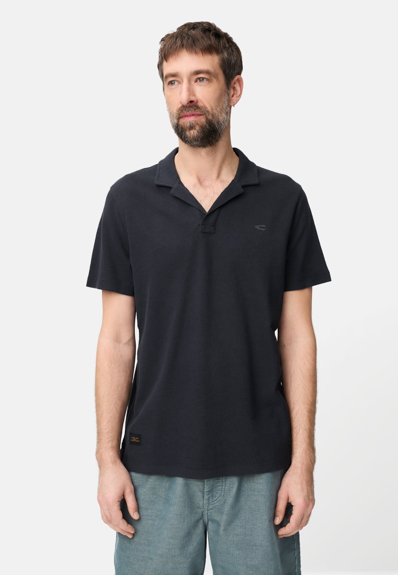 camel active Poloshirt aus reiner Baumwolle Kurzarm Shirts_Poloshirt