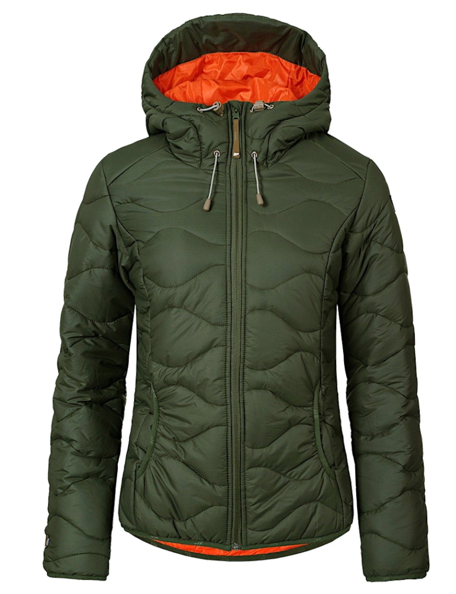 Kapuze, Icepeak und Taika Steppjacke mit schön wasserabweisend, supersoft warm