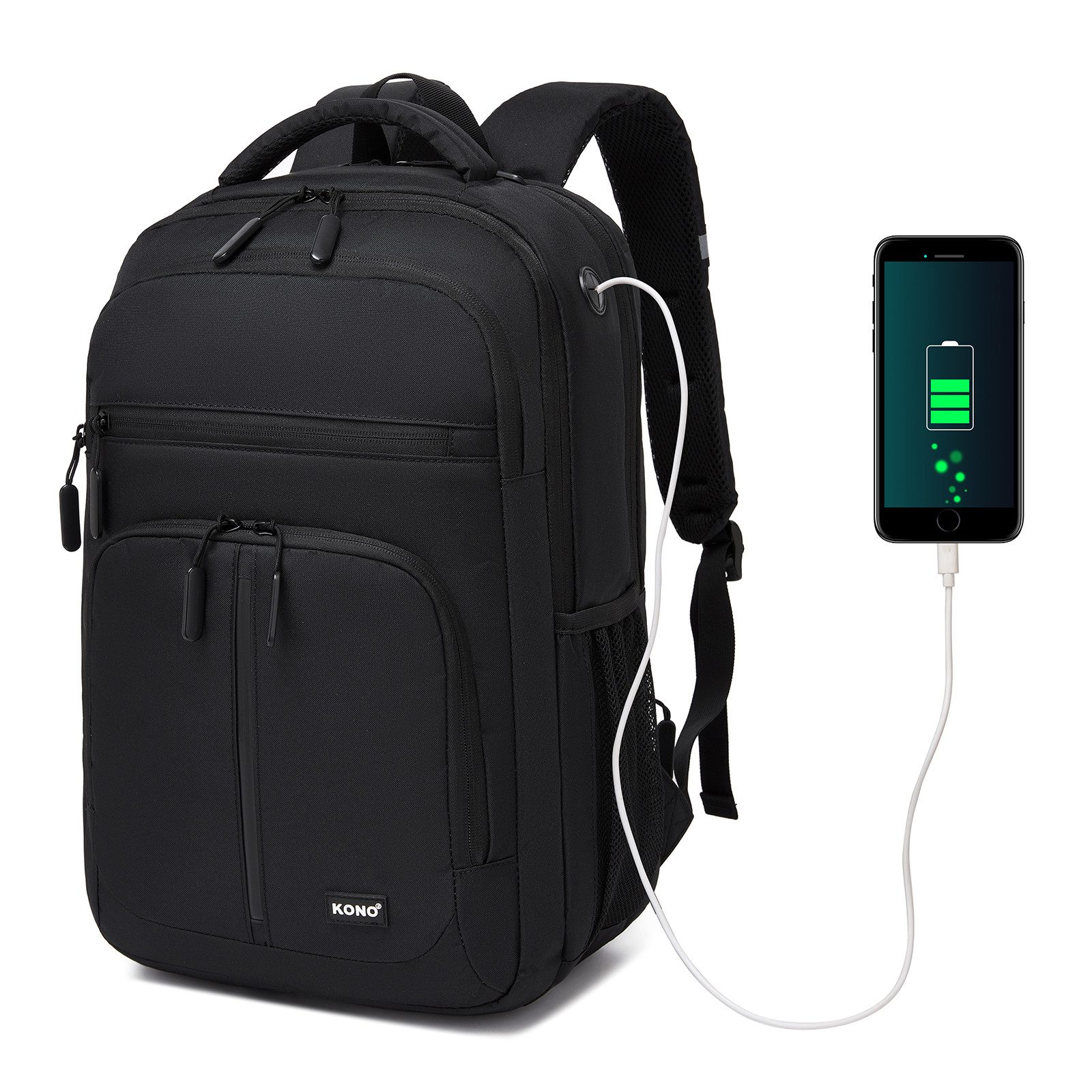 KONO Rucksack Handgepäck-Rucksack 45x30x18cm