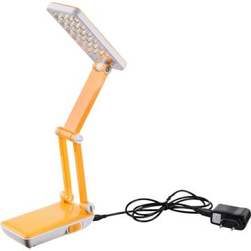 etc-shop Schreibtischlampe, LED-Leuchtmittel fest verbaut, Warmweiß, Tischleuchte LED Stehlampe Schreibtisch Lampe Strahler