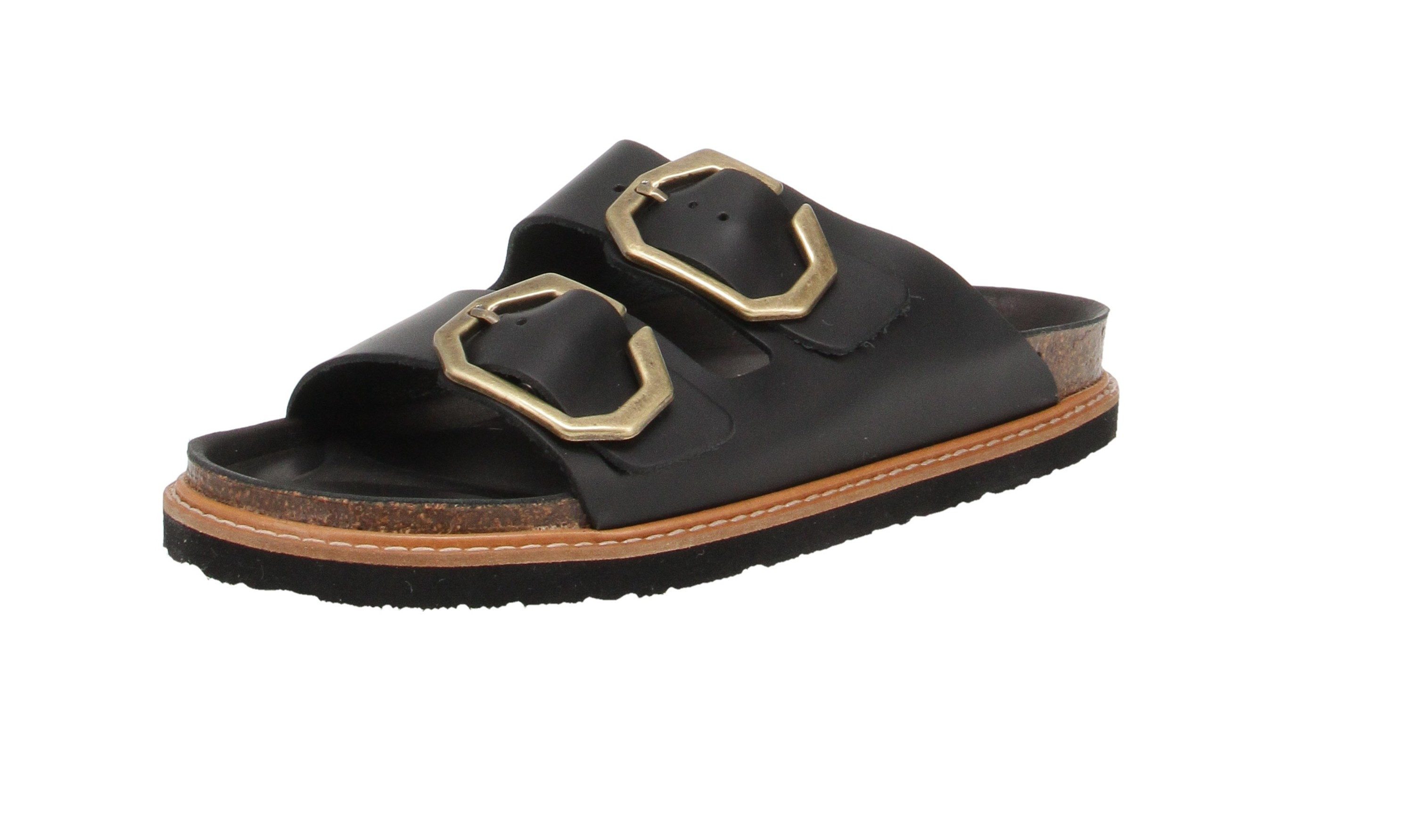 G105683 Galia Leather-DressBlack-37 Hausschuh