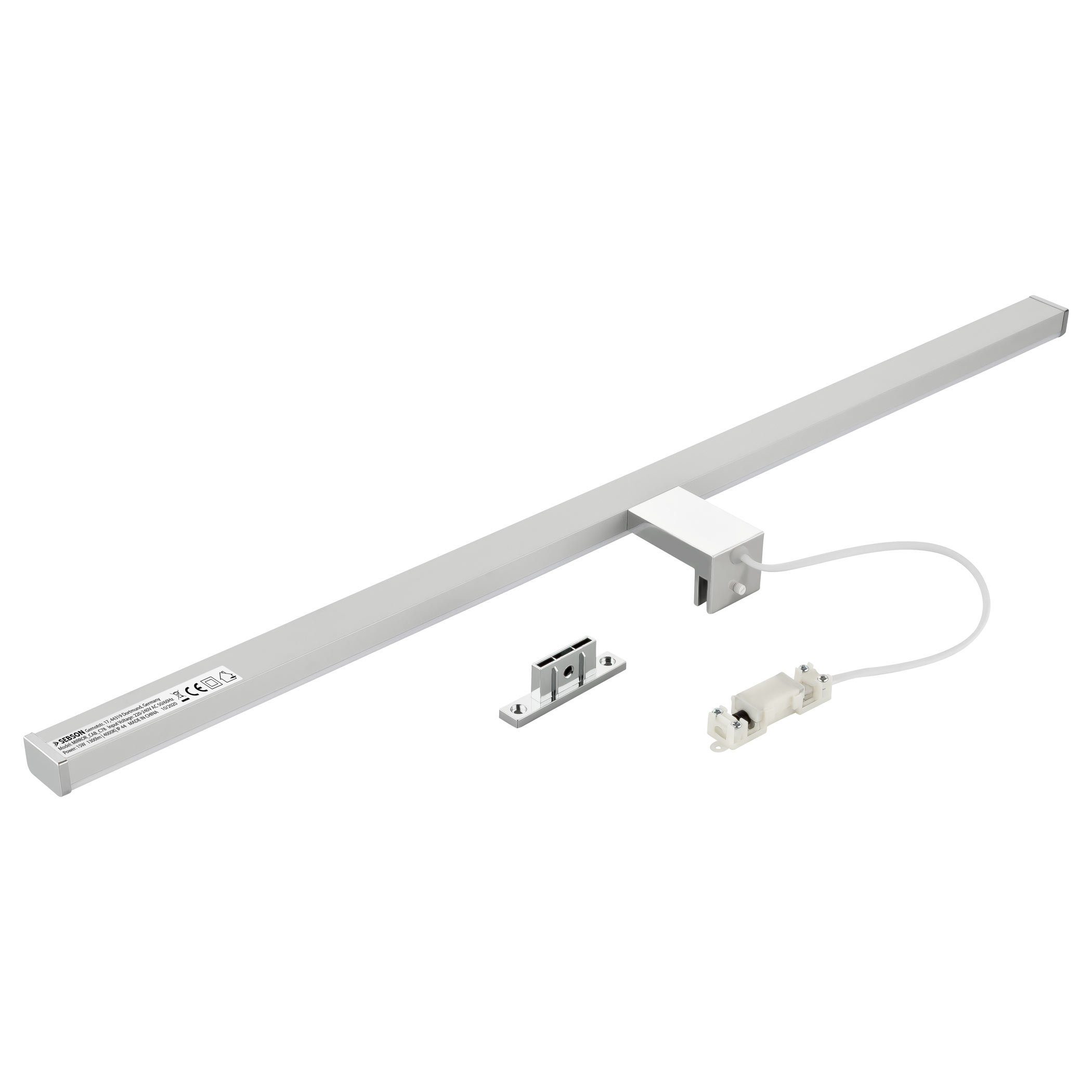 SEBSON Spiegelleuchte LED Spiegelleuchte 80cm IP44 günstig online kaufen