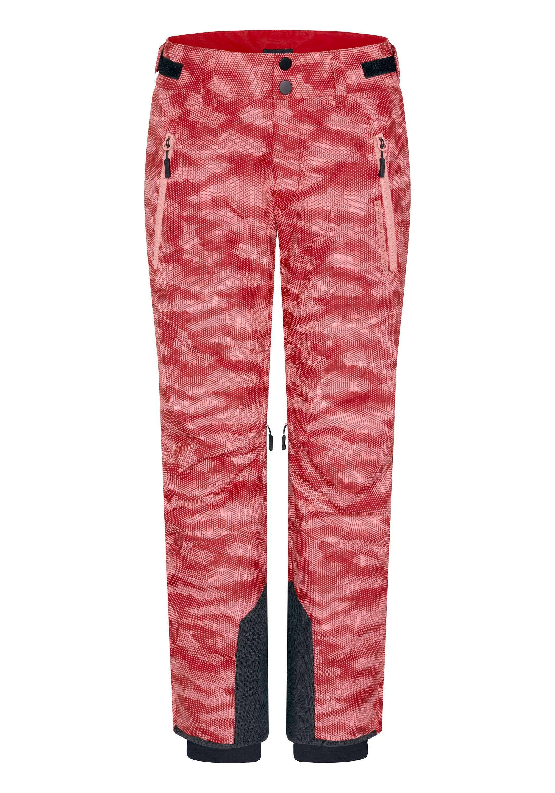 Chiemsee Sporthose Slim-Fit Skihose mit Allover-Muster 1 hell rosa/rosa