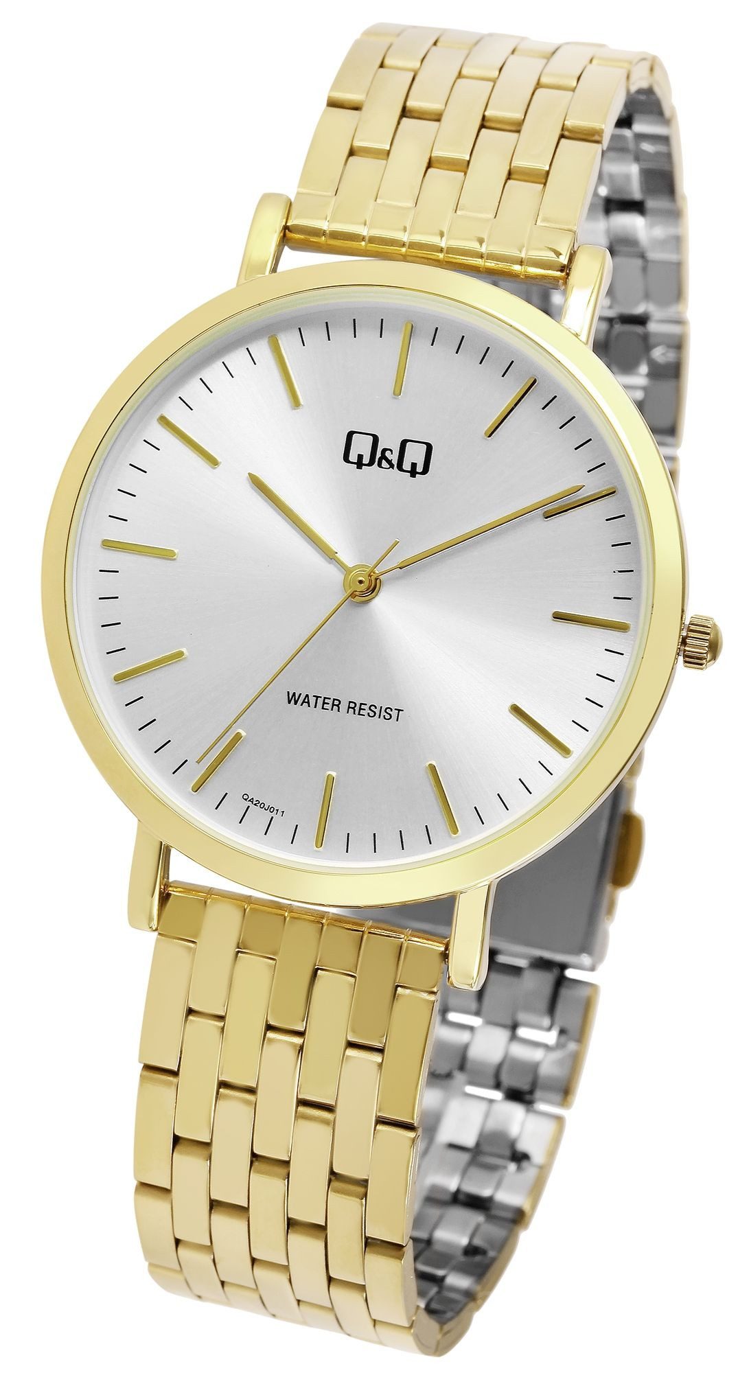 Q&Q Quarzuhr goldfarbig, 3 ATM