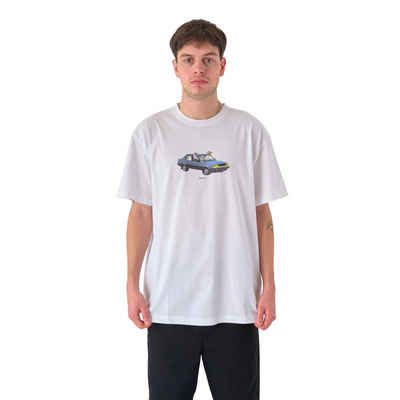 Cleptomanicx T-Shirt Carsharing - white