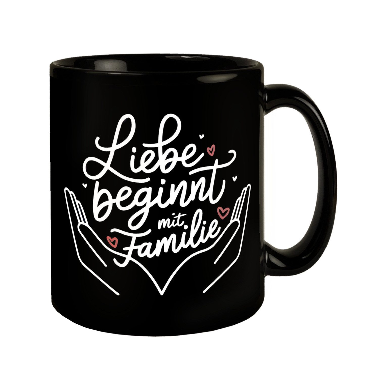 Tasse Liebe beginnt mit Familie Tasse