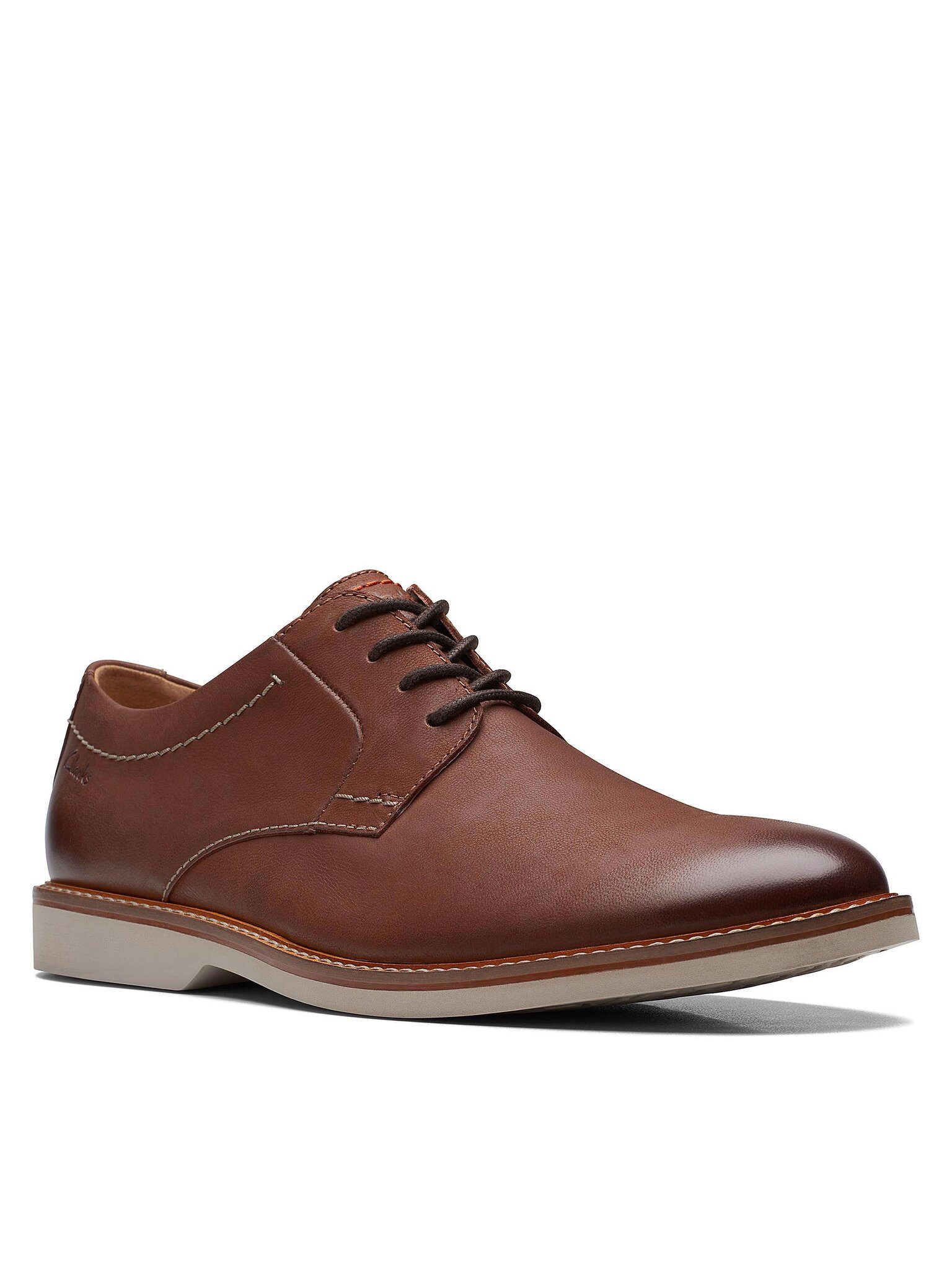 Clarks Clarks Herrenschuhe CLARKS-ATTICUS LTLACE DARK TAN LEA 26172070 Braun Кроссовки