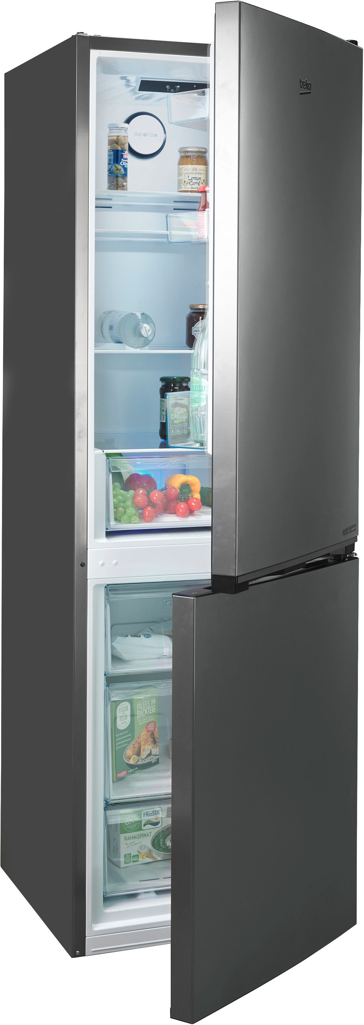 BEKO Kühl-/Gefrierkombination B5RCNA366HG, 186,5 cm hoch, 59,5 cm breit